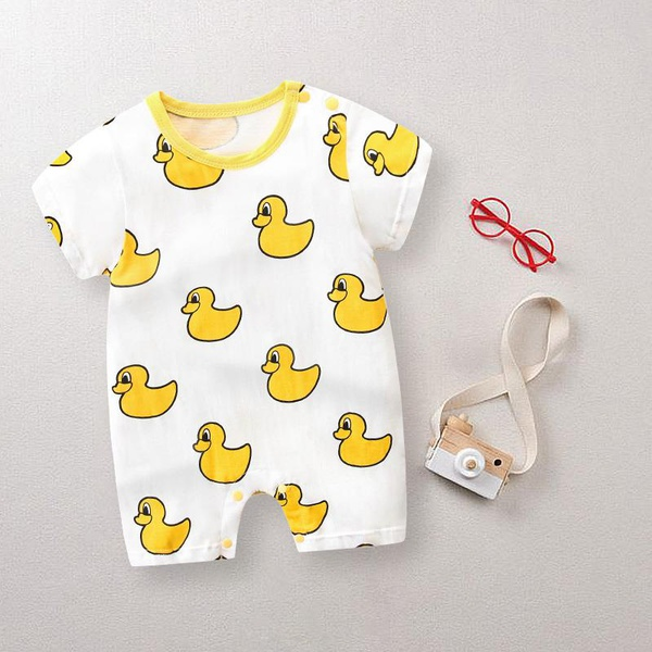 Baby Duck Print Bodysuit