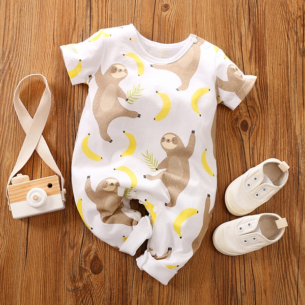 Baby Sloth Print Jumpsuit