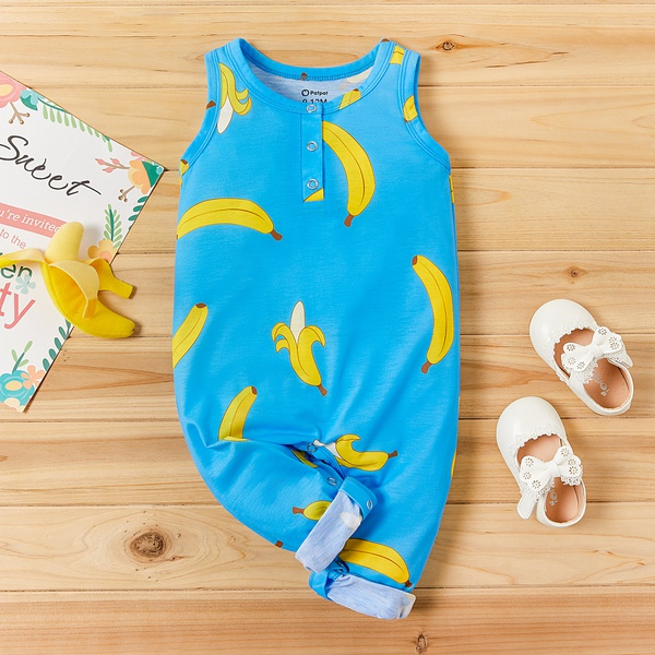 Baby Bananas Allover Strappy Jumpsuits