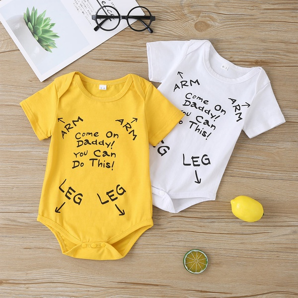 2019 Baby / Toddler LEG and ARM Print Bodysuit For Baby Boy / Girl