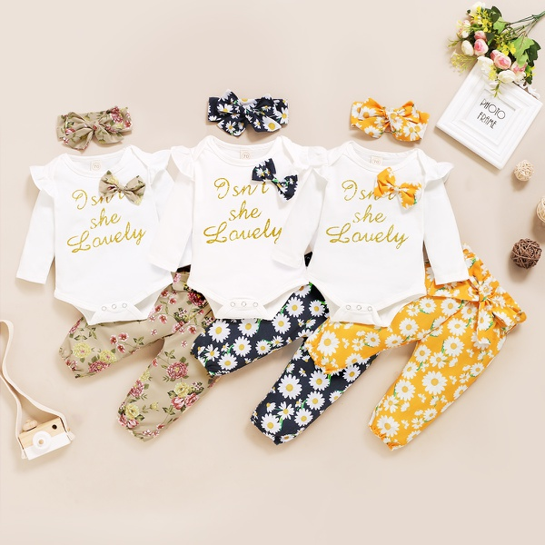 Baby Girl Casual Floral Sets