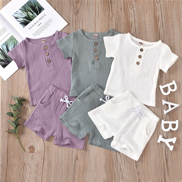 Baby Unisex Solid Sets