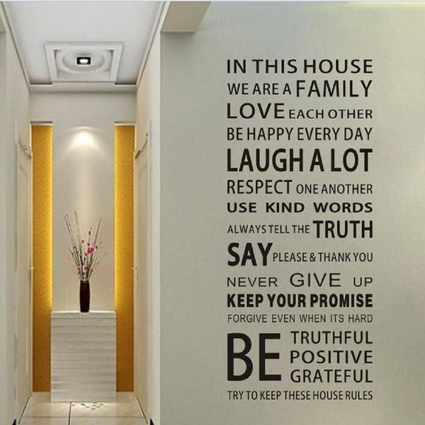 Removable Allover Letter Wall Sticker
