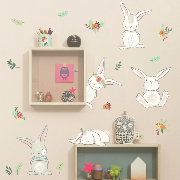 Cute Rabbit Wall Decor