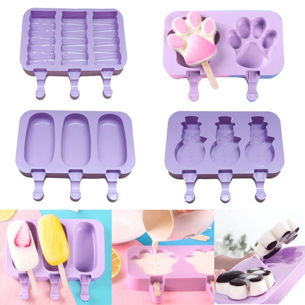 Cute Patterns Silicone Ice Cream Mould