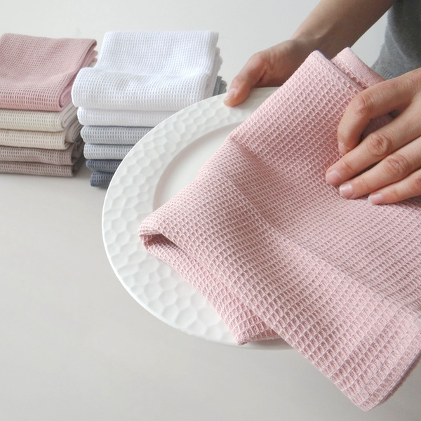 Kitchen Dish Towel in 6 Colours Machine Washable Fabric