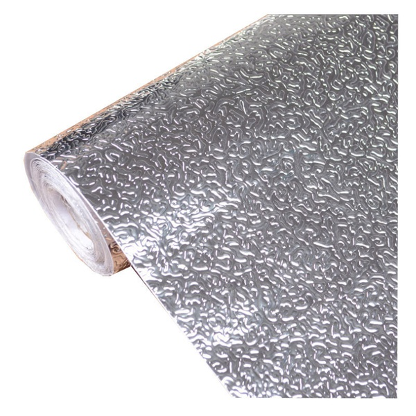 Aluminum Foil Silver Moisture-proof Wallpaper Heat Resistant Kitchen Sticker