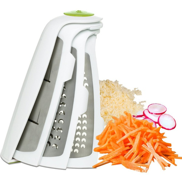 4 in 1 Folding Grater Shredder Device Stainless Steel Vegetable Fruit Slicer Durable Kitchen Tools