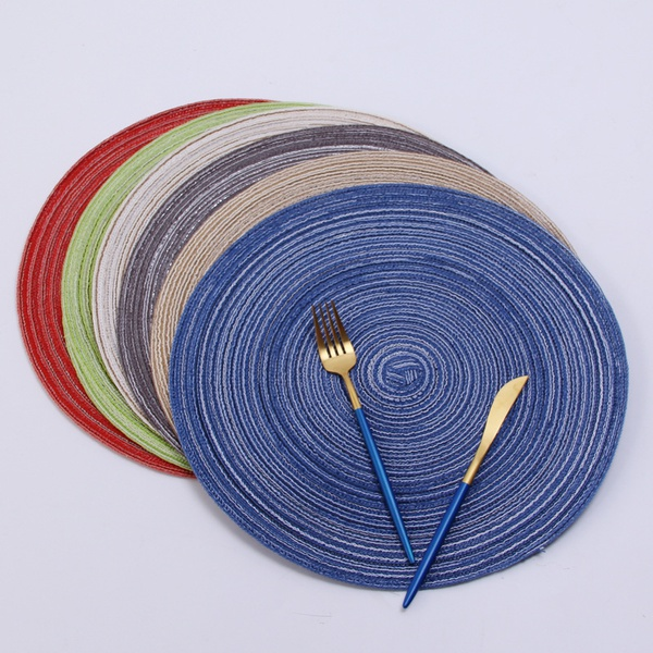 Cotton Braided Placemat Kitchen Table Heat Shield