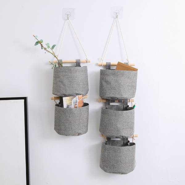 Detachable Free Assembly all Mount Over Door Washable Hanging Storage Organizer