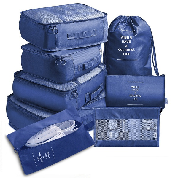 Travel Pack&Storage Bag Easy Arrangement Sets(8Pcs Set)