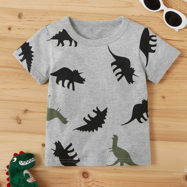 Baby / Toddler Cartoon Dinosaur Print Tee