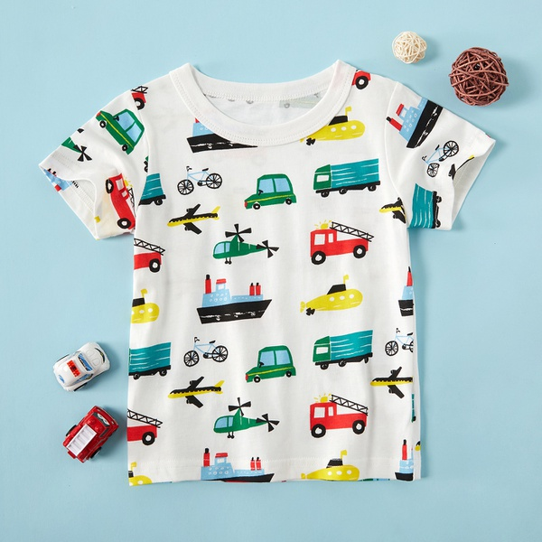 Baby / Toddler Boy Car Print Tee
