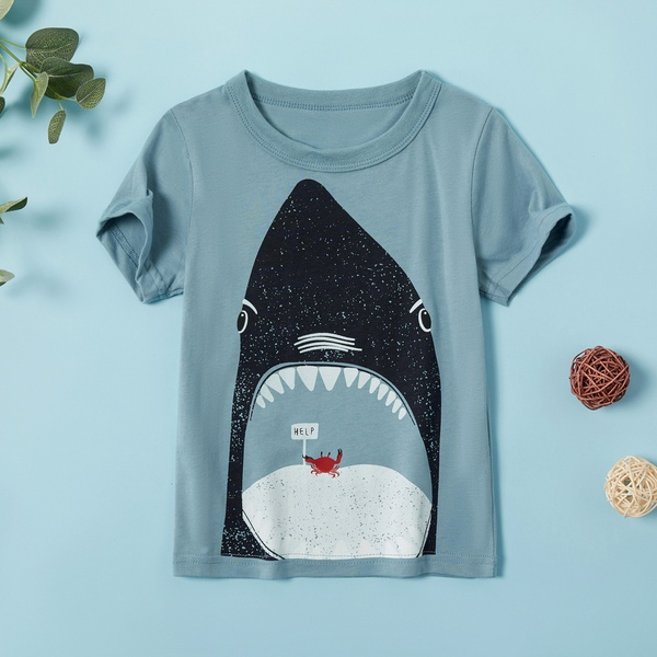 Baby / Toddler Boy Adorable Shark Print Tee