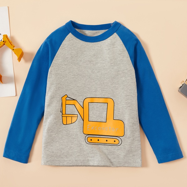 Baby / Toddler Boy Car Print Long-sleeve Tee