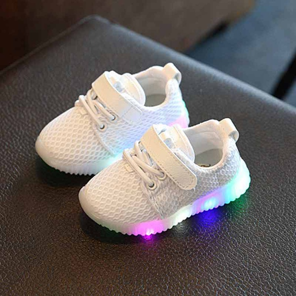 reathable Mesh LED Sneakers for Baby and Toddlers