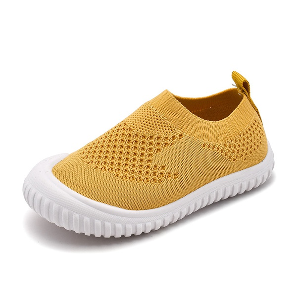 Toddler / Kids Breathable Knitted Surface Solid Casual Shoes