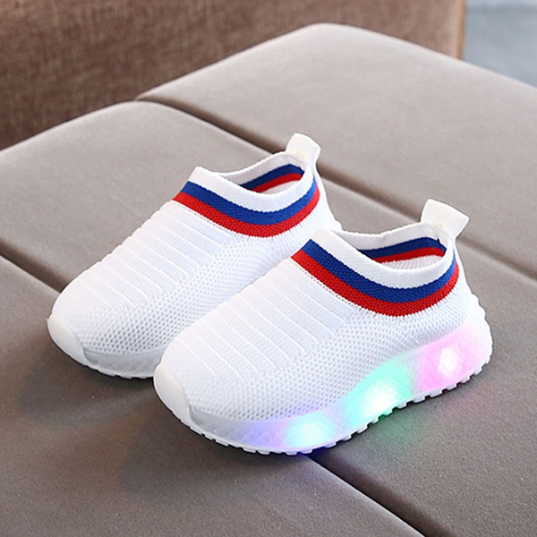 Toddler / Kid Fly- Knitted LED Athletic Shoes