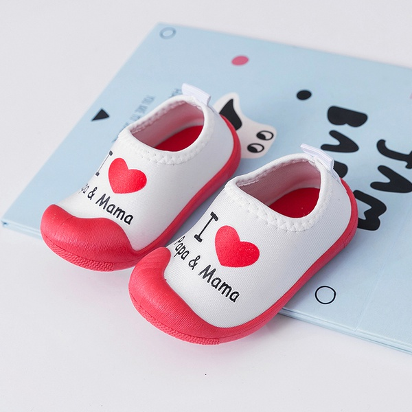 Toddler Letter Print Elasticity Causal Shoes