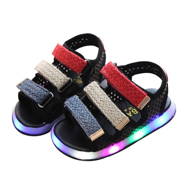 Toddler Boy / Girl Colorblock Casual Led Sandals