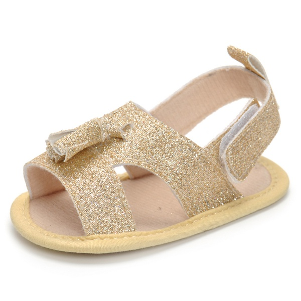 Baby / Toddler Golden Tasseled First Walkers Sandals