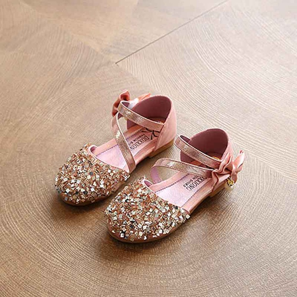 Pretty Glitter Sequin Flats for Toddler Girl and Girl