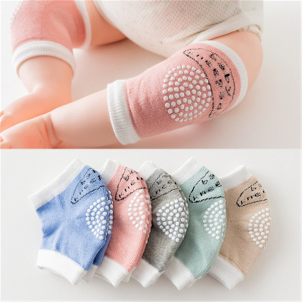 3-pairs Comfy Antiskid Knee Pad Summer Children's Cotton Baby Crawling Knee Pads