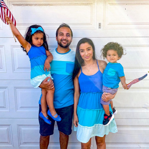 Mosaic Family Matching - Sibling Colorblock Tank Dress- Tee Rompers for Mom-Dad-Boy-Girl-Baby