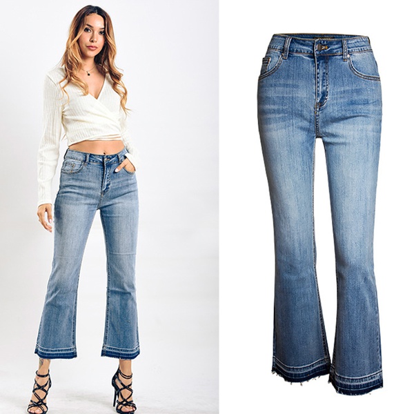 Pretty Highwaist Jeans Bell-bottomed pants For women