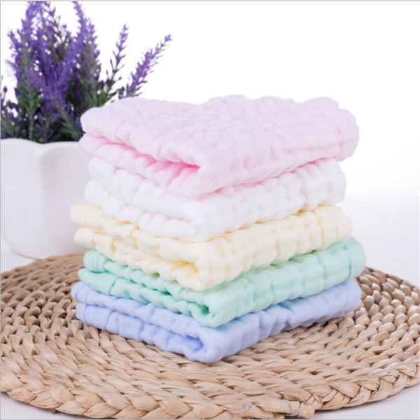 5-pack Six-layer Soft and Breathable Baby Children Absorbent Cotton Towels Kids Face Hand Washing Towel
