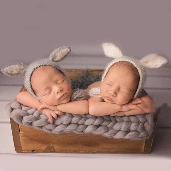 Lovely Rabbit Design Baby Photography Prop Hat
