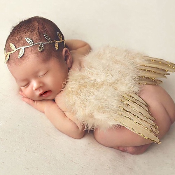Baby Photography Prop Wing and Headband Set