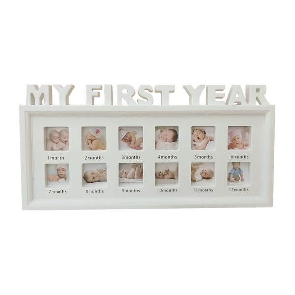 My First Year Baby 12 Month Photo Frame