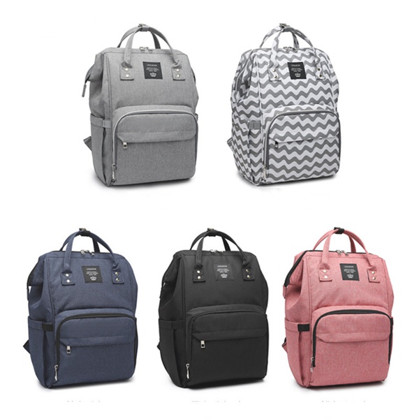 LEQUEEN Multi-functional Large Capacity Diaper Bag Backpack
