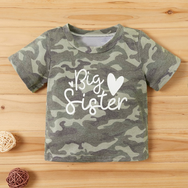 Baby Casual Camouflage Short-sleeve Tee