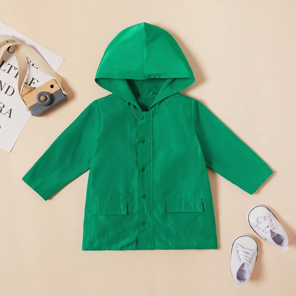 Baby / Toddler Stylish Solid Hooded Coat
