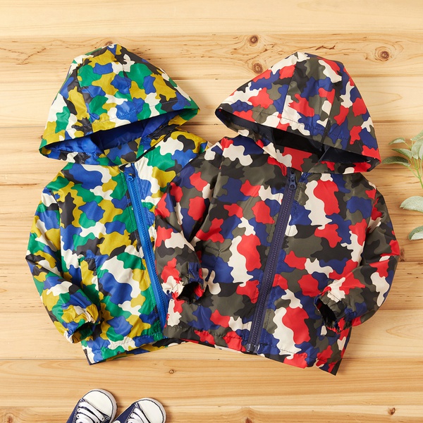 Baby Unisex Sports Camouflage Coat
