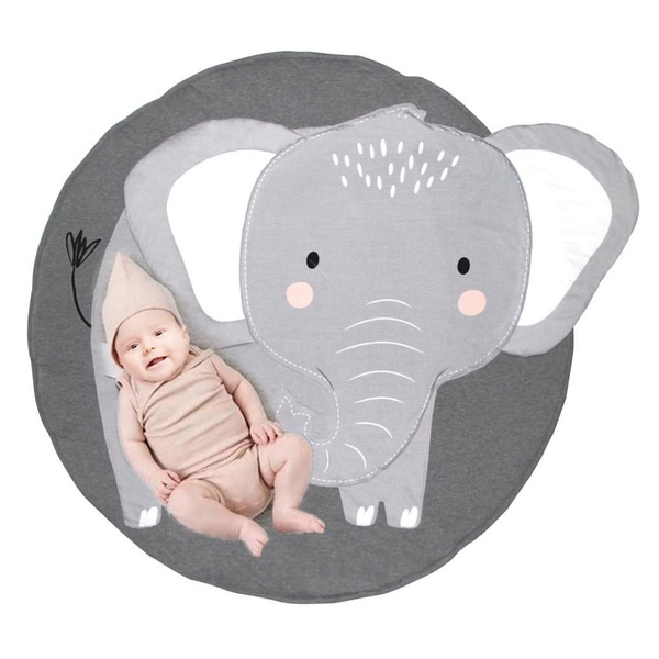 Elephant Design Pattern Baby Play Mat