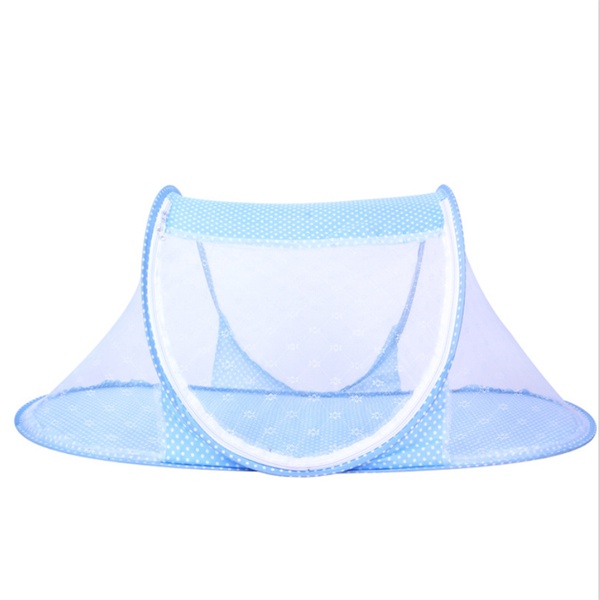 Portable Foldable Dotted Baby Mosquito Net Tent Travel Bed