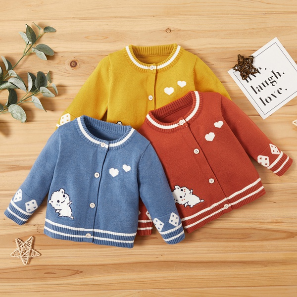 Baby Unisex Casual Sweaters