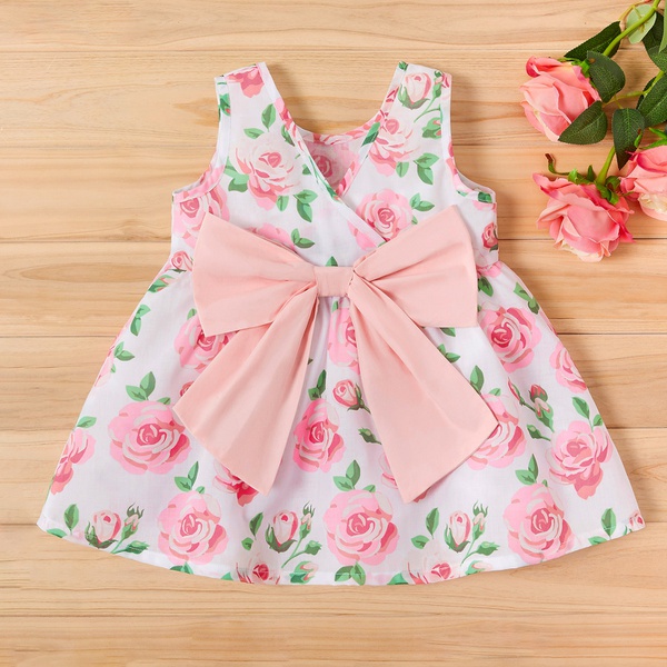 Baby Pretty Rose Allover Sleeveless Dress
