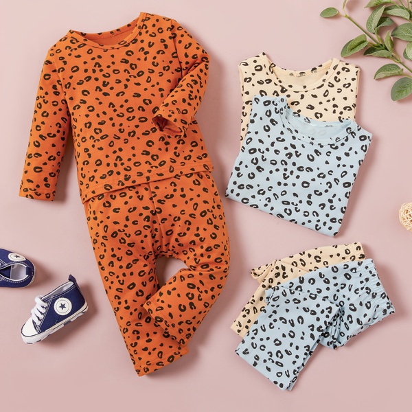Baby Girl Leopard Print Top and Pants Set
