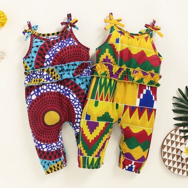 Baby Colorful Geo Print Jumpsuit