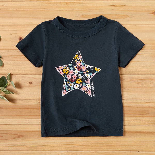 Baby / Toddler Girl Stylish Floral Print Tee