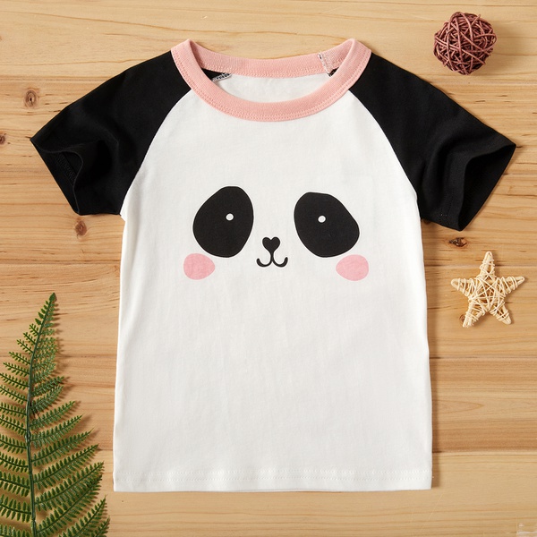 Baby / Toddler Girl Adorable Panda Print Tee