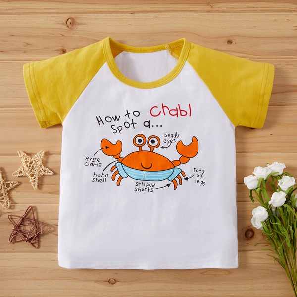 Baby / Toddler Adorable Crab Print Tee