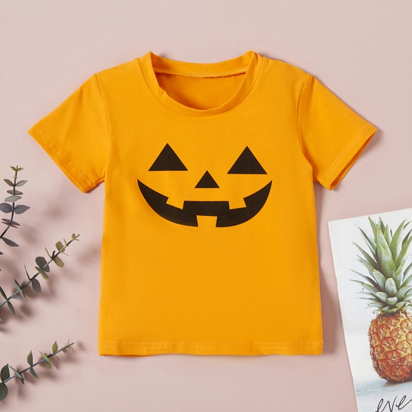 Baby / Toddler Cutie Halloween Print Short-sleeve Tee