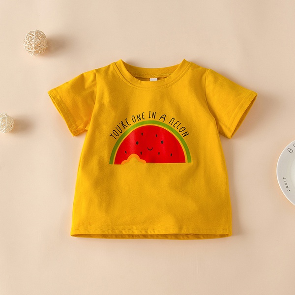 Toddler Girl Adorable Watermelon Print Tee