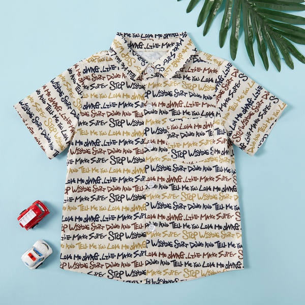 Baby / Toddler Stylish Letter Print Shirt