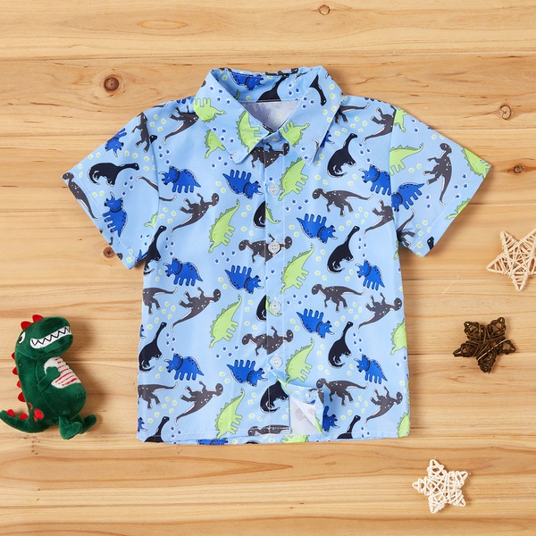 Baby / Toddler Boy Adorable Dino Print Shirt